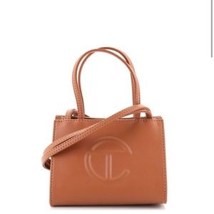 Small Brown Telfar Shopping Bag New